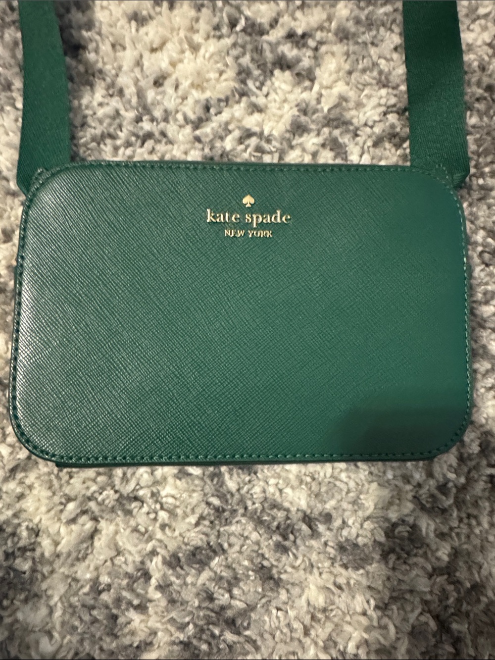 kate spade emerald green crossbody camera bag
